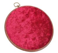 Round Velvet Brooch Display Board for Jewelry Collection Wall Mounted Storage for Pins Badges and Medals