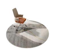 Round Velvet Chair Mat, Soundproof & Dirty-Resistant Rug for Office Computer Swivel, Rocking Table & Bedroom Study Floor(R02,100X100CM)