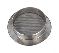 Round Vent Grill Cover Stainless Steel 70-300mm Rust Proof Mesh Exterior Wall Air Outlet Hood For Home Commercial Industrial(250mm Tube)