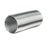 Round ventilation duct Ø 160mm 3m Semi flexible hose Pull-out Aluminium duct