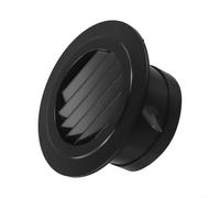 Round Ventilation Grille Cover Made From ABS Plastic For Wall And Ceiling Installation Featuring Detachable Panel And Noise Reduction Properties(100MM)