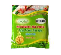 Round Vietnamese Extra Thin Rice Paper 22cm 500g Spring Salad Summer Roll Wrapper Banh Trang Edible Food Cook Prepare Party