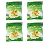 Round Vietnamese Rice Paper 22cm 345g Summer Roll Wrapper Banh Trang x pack of 4