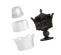 Round Vintage Crowns Design Cup Mold for Crafting Unique Holders and Storage Boxes Perfect for Home Decors Jewelry Tool