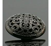Round Vintage Metal Flower Pattern Buttons for Clothing Sewing Knitting Supplies DIY Decorative Garment Coat Buttons 10Pcs/Lot