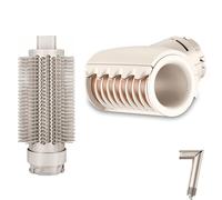 Round Volumizing Brush + Smoothing Nozzle Attachments for Shark FlexStyle HD400 Series, Finishing Tool Accessories for Smoothing, Shiny Hair, Voluminous Curls