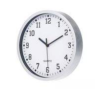 Round Wall Clock Simple Bedroom Kitchen Clocks Quartz Basic Display Home Office