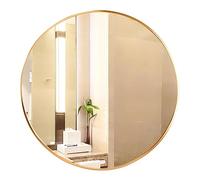 Round Wall Mirror d Makeup Mirror with Metal e BedroomMirror Bathroom Sink Mirror 40cm/15.74inModern Wall Art