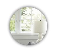 Round Wall Mounted Acrylic Mirror: Frameless, Easy to Stick, Strong, Lightweight