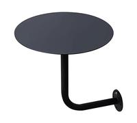 Round Wall-Mounted Bar Table for Bistro, Pub, Cocktail, Floating Office, Dining Room, Kitchen, L-Shaped Coffee Table, Breakfast Table, Outdoor Accent Table