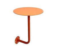 Round Wall-Mounted Bar Table Small Metal Accent Table with Forged Top for Drinks Perfect for Café Restaurant Bedroom Living Room - Diameter Options Available