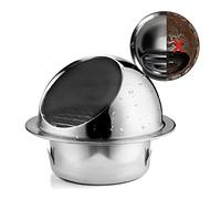Round Wall Vent Outlet, 304 Stainless Steel Air Vent For Kitchen, Round Exhaust Hood Vent With Screen Mesh 12in 10in 7in 6in, Ventilating Fan External Extractor(11.8inch 300mm)
