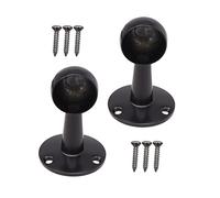 Round Wardrobe Rail for Hanging Clothes Rails 25mm (End Bracket)