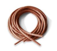Round Waxed Cotton Thin Shoelaces 2.5mm Wide 75cm 100cm 125cm Long Dress Wax Cord Laces Brogues Shoes Boot (125cm, Sand)…