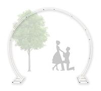 Round Wedding Arch Frame Heavy Duty Metal Garden Trellis Pergola for Ceremony Party Decoration Backdrop Stand