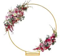 Round Wedding Backdrop e 150cm d Metal Circle Arch Ideal for Balloon Decorations Garden Party Canopy Perfect for Weddings and Celebrations