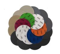 Round Wet Dry Water Sanding Discs 30pcs 4 Inches 100mm Grit 600 Sandpaper Hook and Loop Flocking Sanding Pad Sanding and Polishing for Electric Grinder Accessory
