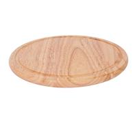 Argon Tableware Wooden Chopping Board - 30x30x2cm Round Butchers Block Wood Cutting Board for Meat, Vegetables & Cheese - Charcuterie & Cheese Wood Chopping Mat for Kitchens