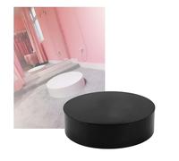 Round Wooden Display Pedestal Stand for Bridal Shop - Elegant Plinth Base for Wedding Props Event Decor Floral Arrangements and Photography Staging