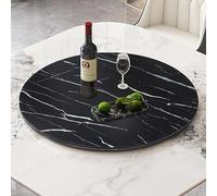 Round Wooden Serving Tray 360° Silent Rotation Tabletop Turntable Perfect for Glass Wood and Marble Dining Tables Ideal for Entertaining.