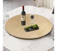 Round Wooden Serving Tray Silent 360° Rotating Service Plate for Dining Table Ideal for Glass Wood or Marble s Perfect for Entertaining