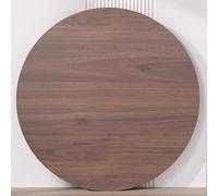 Round Wooden Table Top Replacement 12" 16" 20" OnePiece Patio Dining & Coffee Table Countertop Durable Brown Finish Ideal for Outdoor & Indoor Use (30cm/11.81in)