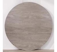 Round Wooden Table Top Replacement12 16" 20" OnePiece Grey Countertop for Patio Dining Coffee TablesDurable & Stylish Outdoor Furniture Accessory (30cm/11.81in)