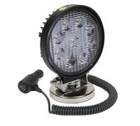 Round Work Light with Magnetic Base 27W SMD LED - Sealey LED3RM New