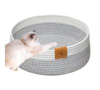 Round Woven Cat Bed High-Strength Soft Multifunctional Spacious Breathable
