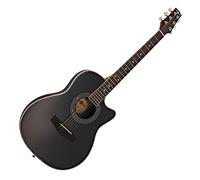 Roundback Electro Acoustic Guitar by Gear4music, Black