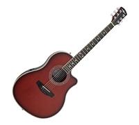 Roundback Electro Acoustic Guitar by Gear4music Vintage Burst
