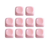 Rounded 1U Keycap Set, SakuraPink | Mechanical Keyboard Profile Translucent Shell Accent Caps for Gaming Typing Setup Areas