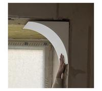 Rounded Arch Kit for Interior Decoration, Universal 2 Pieces Foam DIY Arch Doorway Kit, Elegant Circular Door Openings Trim Molding(42x42x42cm/16.5x16.5x16.5")