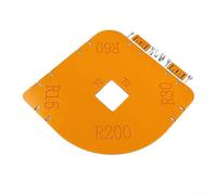 Rounded Corner Router Jig Template for Cabinet and Wardrobe Corner Cuts (A)