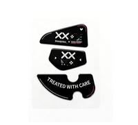 Rounded Curved Edges Mouse Feet Skates Compatible with for Logitech MX Master 4 Wireless Gaming Mouse Replacement Smooth Feet (Black)