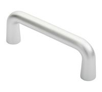 Rounded D Shaped Bar Handle 150mm x 22mm Diameter Satin Anodised Aluminium