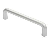Rounded D Shaped Bar Handle 225mm x 19mm Diameter Satin Anodised Aluminium