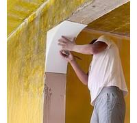 Rounded Doorway Arch, DIY Arch Doorway Kit Drywall Wainscoting Panel 2 Pack Rounded Multiple Sizes(1 Pcs,33x33x33cm)