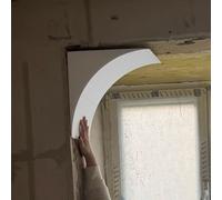 Rounded Doorway Arch, DIY Arch Doorway Kit Multiple Sizes Pack of 2 Pre-Curved Foam Trim(34x34x34cm/13.4x13.4x13.4in)