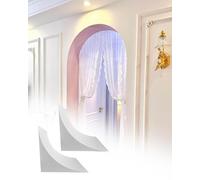 Rounded Doorway Arch Kit， Pack of 2 Paintable High-Density Foam Arch Kit Doorway Trim Multiple Sizes(18x18x18cm/7.1x7.1x7.1")