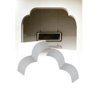 Rounded Foam Arch Kit 2 Pack Paintable Detive Doorway Arches for Interior Home Decor Perfect for 21x35x35cm Door ES