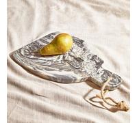 Premium Housewares Elegant Grey Marble Chopping and Serving Board Elevate Your Kitchen Decor Versatile Use with Hanging Rope Decorative and Functional Stylish Kitchen Convenient Hanging 30x2x20