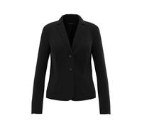 Rounded Hem Blazer with Pockets - female - Marc Cain - Blazers - Black - 2XL - Jackets 2XL
