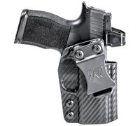 Rounded Kydex IWB Holster Fits: CZ Shadow 2 Compact Holster - RH - Carbon Fiber Black - American Made