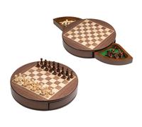 Rounded Magnetic Staunton Chess Set in Cabinet - 30cm (UK)