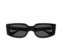 Gucci GG1534S 001 Woman Sunglasses Injected Black Grey Squared