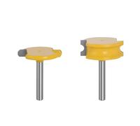 Rounded T Rabbet Router Bit 6mm Shank 38.1mm Cutting Diameter | 6mm shank and 38.1mm cutting diameter engineered for precise panel joining and router compatibility
