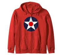 Roundel USAAC 1919-1941 military aircraft insignia mods mod Zip Hoodie