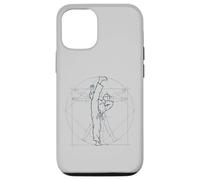 Roundhouse Kick Vitruvian Man Tae-Kwon-Do Case for iPhone 12/12 Pro