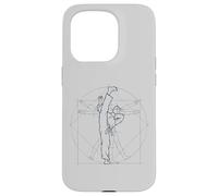 Roundhouse Kick Vitruvian Man Tae-Kwon-Do Case for iPhone 15 Pro